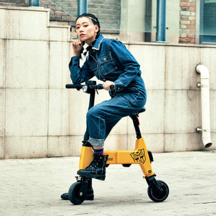 HIMO Transformers Folding Bike Blue